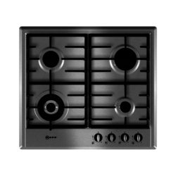 Neff T22S46N0 Series 1 60cm Wide Gas Hob in Stainless Steel